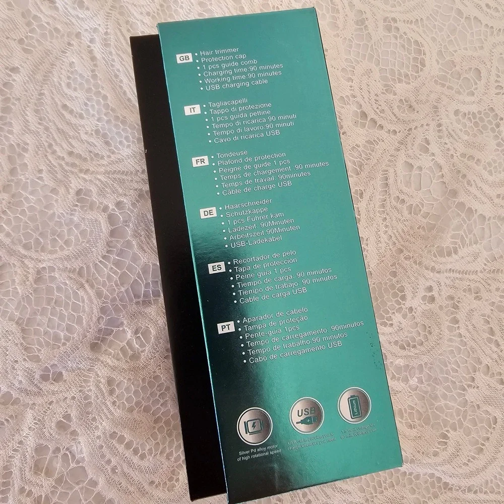Body Hair Trimmer USB Rechargeable Wet Dry IPX5 Waterproof‎ Digital Display